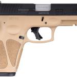 Taurus 1G3B941T G3 9mm Luger 15+1 Or 17+1 4" Matte Stainless Steel Barrel, Tan Polymer Frame With Picatinny Acc. Rail, Tenifer Matte Black Steel Slide, Re-Strike Capability, Manual Safety