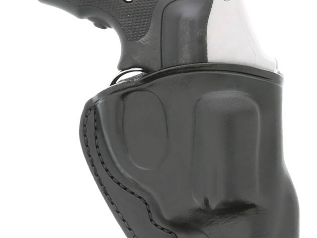 Galco SG158B Stinger  OWB Black Leather Belt Loop Fits S&W J Frame Fits Charter Arms Undercover Right Hand