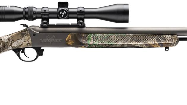 Traditions CR5841104421 NitroFire w/Scope 50 Cal 209 Primer 26" Gray Cerakote Fluted & Tapered Barrel, Drilled & Tapped Receiver, Realtree Edge Fixed Synthetic Stock, 3-9x40mm Duplex
