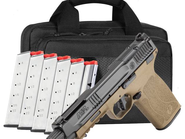 SMITH AND WESSON M&P5.7 OR 5.7X28 BK/FDE TB PKG
