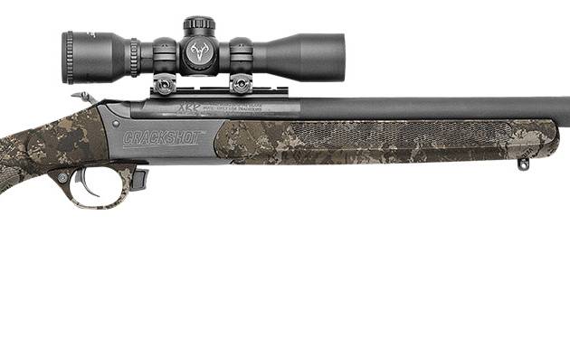 Traditions CRX6-2200625 Crackshot XBR Package 22 Cal/27 Long Cal 16.50"-20" Blued Barrel/Rec, Veil Wideland Stock Includes Two Barrels, 4x32 Scope, Three Firebolt Arrows