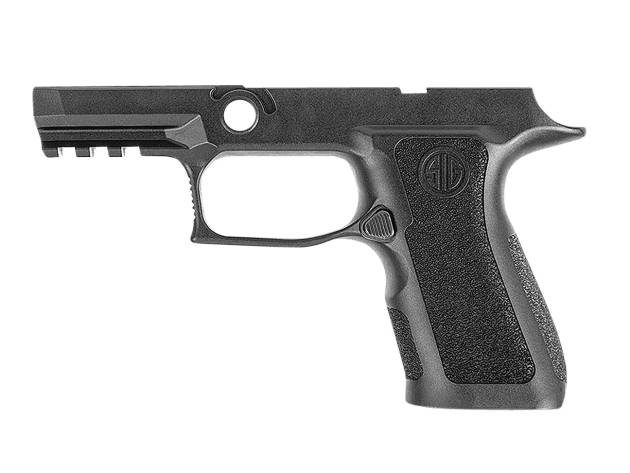 Sig Sauer GRIPMODXC943MBLK P320 Grip Module X-Series Compact (Medium Size Module), 9mm Luger/40 S&W/357 Sig, Black Polymer, Fits Sig P320 (3.60" & 3.90")