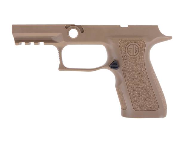 Sig Sauer GRIPMODXC943MCOY P320 Grip Module X-Series Compact (Medium Size Module), 9mm Luger/40 S&W/357 Sig, Coyote Polymer, Fits Sig P320 (3.60" & 3.90")