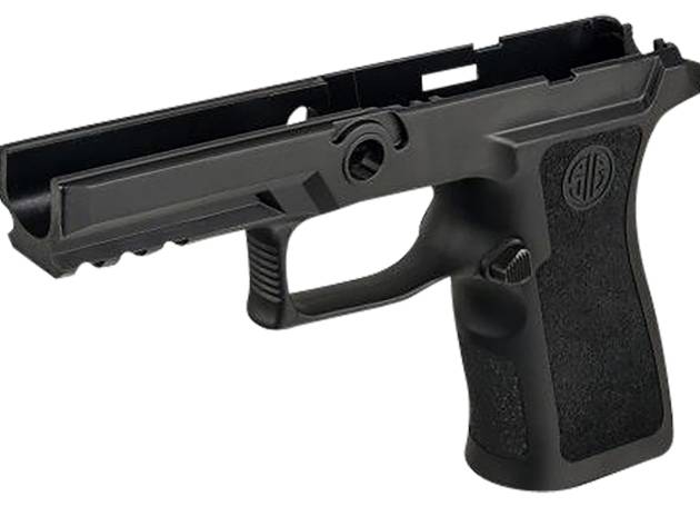 Sig Sauer GRIPMODXCA943LGBLK P320 Grip Module X-Series Carry (Large Size Module), 9mm Luger/40 S&W/357 Sig, Black Polymer, Fits Sig P320 (3.90" & 4.70")
