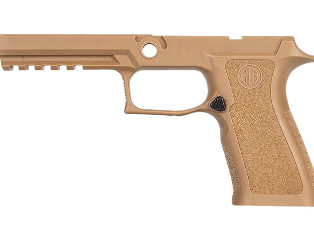 Sig Sauer GRIPMODXF943MCOY P320 Grip Module X-Series (Medium Size Module), 9mm Luger/40 S&W/357 Sig, Coyote Polymer, Fits Full Size Sig P320 (4.70")