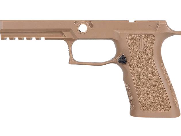 Sig Sauer GRIPMODXF943SMCOY P320 Grip Module X-Series (Small Size Module), 9mm Luger/40 S&W/357 Sig, Coyote Polymer, Fits Full Size Sig P320 (4.70")