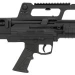 Escort HEBA12180001 BullTac SA 12 Gauge Semi-Auto 3" 5+1 18" Black Stainless Steel Barrel, Black Aluminum/Polymer Receiver w/Picatinny Rail, Black Bullpup Synthetic Stock, Black Grip