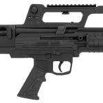 Escort HEBA20180001 BullTac SA 20 Gauge Semi-Auto 3" 5+1 18" Black Stainless Steel Barrel, Black Aluminum/Polymer Receiver w/Picatinny Rail, Black Bullpup Synthetic Stock, Black Grip