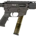 FREEDOM ORDNANCE FX9P8SBM FX-9 9mm Luger 31+1 8" Black Nitride Steel Barrel, M-LOK Handguards, Black Anodized Aluminum Picatinny Rail Receiver, Black SB Mini Brace, AR15 Grip