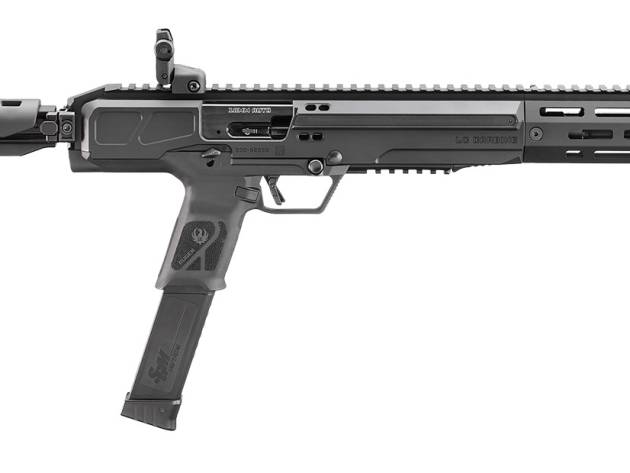 Ruger 19307 LC Carbine 10mm Auto 30+1 16.25" Black Anodized Threaded Barrel, Black Anodized Picatinny Rail Aluminum Receiver, M-LOK Handguard, Adj Folding Black Polymer Stock, Ambidextrous