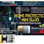 Brenneke SL122MS Home Protection Mini Slug 12Gauge Slug Shot 10 Per Box/25 Case