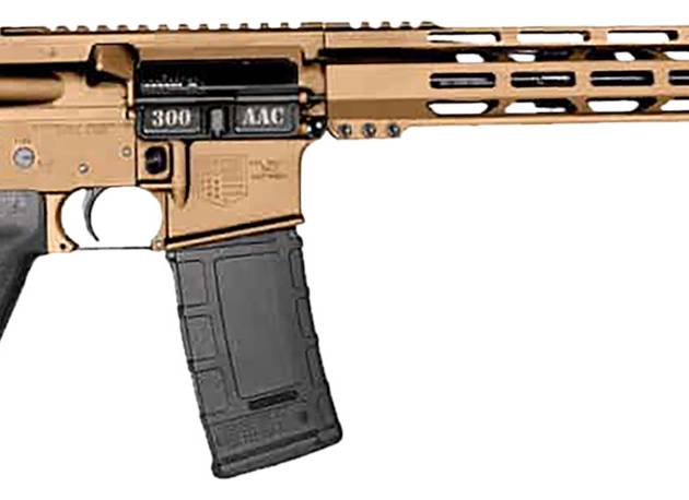 Diamondback DB1718B042 DB15  300 Blackout 30+1 Burnt Bronze Cerakote Picatinny Rail Aluminum Receiver, Black Synthetic Stock