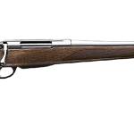 Tikka JRTXA75122MT T3x Hunter Full Size 6.5x55 Swedish 3+1 22.40" Matte Stainless Fluted Threaded Barrel, Matte Drilled & Tapped Stainless Steel Receiver, Fixed Oiled Walnut Wood Stock, Right Hand