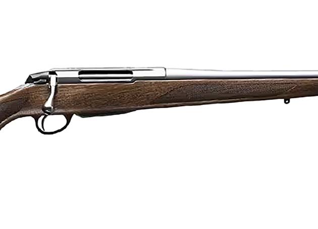 Tikka JRTXA75122MT T3x Hunter Full Size 6.5x55 Swedish 3+1 22.40" Matte Stainless Fluted Threaded Barrel, Matte Drilled & Tapped Stainless Steel Receiver, Fixed Oiled Walnut Wood Stock, Right Hand