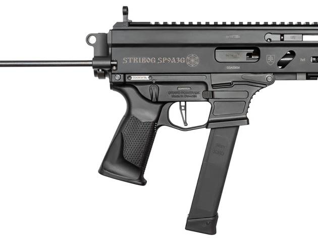 Grand Power 810091152867 Stribog SP9A3G 9mm Luger 8" Black PDW Tailhook Brace