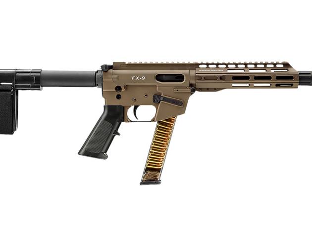 FREEDOM ORDNANCE FX9P8SBM-FDE FX9P  9mm Luger 8" Flat Dark Earth