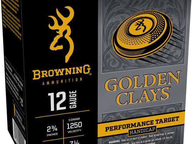Browning Ammo BGC12HA7 Golden Clays  12Gauge 2.75" 1 1/8oz 7.5Shot 25 Per Box/10 Case