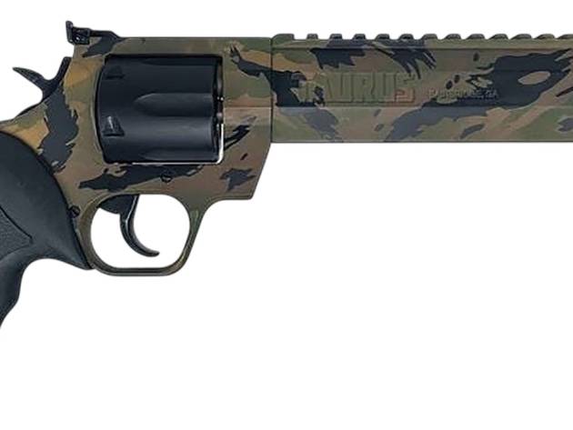 Taurus 2-357081RH-DTSC Raging Hunter  Large 357 Mag/38 Special +P 7 Shot 8.37" Camo Picatinny Rail/Ported Barrel, Matte Black Cylinder, Camo Alloy Steel Frame, Transfer Bar Safety, Exposed Hammer