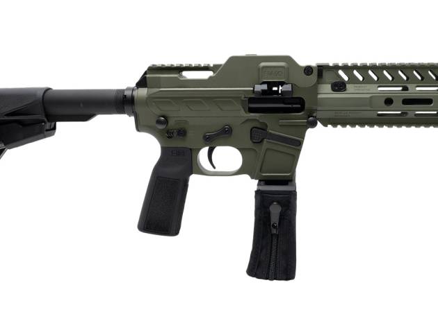Freedom Ordance FM9D8-ODG FM9D  9mm Luger 33+1 8" Black Anodized Barrel, OD Green Anodized Receiver