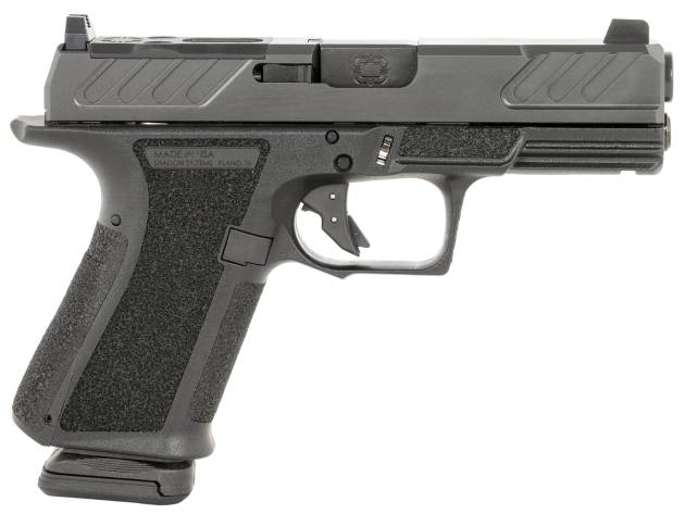 Shadow Systems SS-1306-B MR920 Foundation 9mm Luger 15+1 4" Black Nitride barrel, Black Nitride Optic Ready/Serrated Slide, Black Polymer Frame w/Beavertail & Picatinny Rail, Ambidextrous, *Blemished