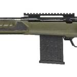 Savage Arms 32940 110 UltraLite Predator 22 ARC 10+1 18" Carbon Fiber Barrel, Arca Rail Forend, Hunter Green AccuStock w/AccuFit V2 Synthetic Stock, Left Hand