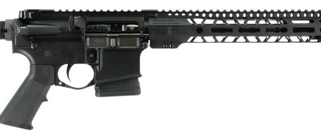 Faxon Firearms FXSPT55616HBAR13 Sport  5.56 NATO 10+1 16" Black Nitride HBAR Threaded Barrel, Black Aluminum Receiver w/Picatinny Rail, M-LOK Handguard, M4 Style Black Polymer Stock, Black Polymer Gri
