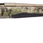 Browning 036138224 X-Bolt 2 Speed 270 Win 4+1 22" Smoked Bronze Cerakote Fluted Threaded Barrel & Steel Drilled & Tapped Receiver, Kryptek Obskura Transitional Camo Adj Vari-Tech Synthetic Stock, Righ