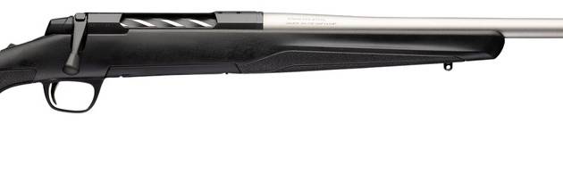 Browning 036115297 X-Bolt 2 Special LR Full Size 300 PRC 3+1 26" Matte Stainless Threaded Barrel, Matte Stainless Steel Drilled & Tapped Receiver, Black Adj Comb & LOP Synthetic Stock Right Hand