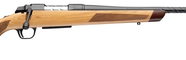Browning 035849224 AB3 Pro Hunter Deluxe Full Size 270 Win 4+1 22" Matte Blued Spiral Fluted Threaded Barrel, Matte Blued Steel Drilled & Tapped Receiver, Maple Fixed Stock