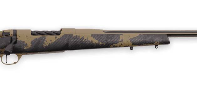 Weatherby MAX01N338LR8B Mark V Apex .338 Lapua Magnum 26" 7mm PRC 26" Graphite Black & Tan Cerakote Fluted Threaded Barrel, Tan Cerakote Steel Drilled & Tapped Receiver, Carbon Fiber w/Brown & Tan Spo