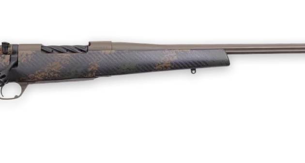 Weatherby MBC20N22CMR4B Mark V Backcountry 2.0 22 Creedmoor 4+1 22" Patriot Brown Cerakote Fluted Threaded Barrel, Steel Drilled & Tapped Receiver, Carbon Fiber w/Brown & Dark Green Sponge Accents Fix