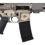 Shark Coast Tactical SCC07428MILFDE-P Military 5.56 NATO 30+1 10.50" Black Nitride Threaded Barrel, 2-Tone FDE Cerakote Aluminum Receiver w/Picatinny Rail, M-LOK Handguard, Polymer SB Tactical SBA3 Br