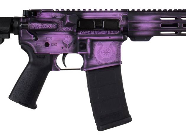 Shark Coast Tactical SCC07510VALK-P Valkyrie 5.56 NATO 30+1 10.50" Black Nitride Threaded Barrel, Aluminum Receiver w/Picatinny Rail, M-LOK Handguard, Polymer SB Tactical SBA3 Brace, Magpul MOE Grip,