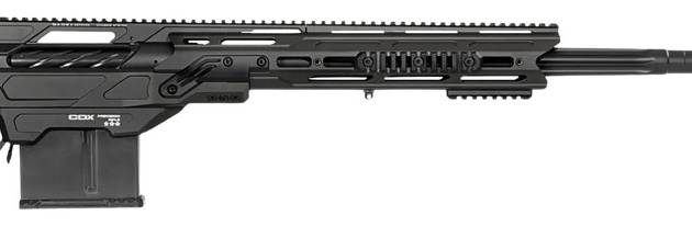 Cadex Inc CDX40DUAL37532BR40I2L4 CDX-40 SHDW 375 EnABELR 7+1 32" Black DLC Match Grade Threaded Barrel, Black DLC Aluminum Receiver w/Picatinny Rail, Adjustable Folding Black Buttstock, Black Polymer