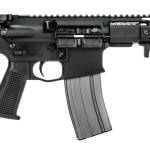 Griffin Armament MK2PSD30095P-W MK2 PSD 300 Blackout 9.50" Threaded Barrel, Black Anodized Aluminum Receiver w/Picatinny Rail, M-LOK Handguard, Black Polymer SBA3 Brace, Black A3 Grip, Ambidextrous