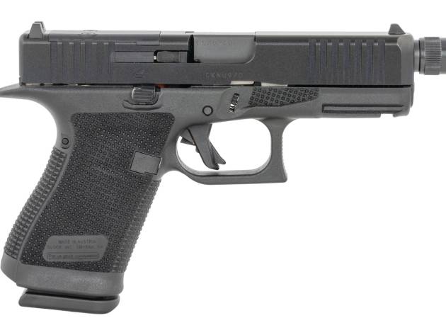 Glock P61950201TB G19 Gen6 9mm Luger 10+1 4.02" Threaded Barrel, Steel Optic Ready/Serrated Slide, Polymer Frame w/Accessory Rail, Interchangeable Backstrap Grip, Ambidextrous