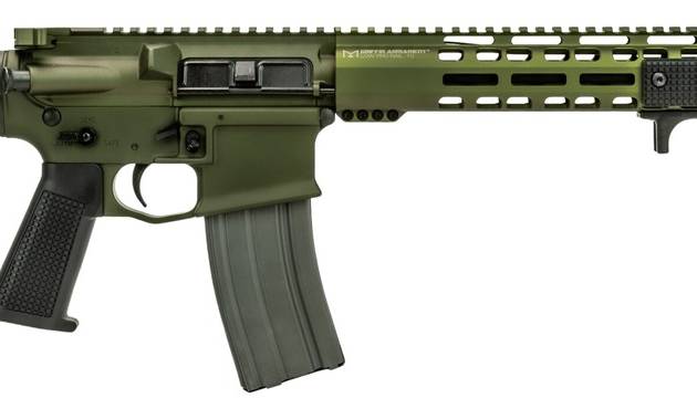 Griffin Armament MK2RECCEWHG-W MK2 RECCE 223 Wylde 30+1 16.10" Black Anodized Barrel, Warhawk Green Anodized Aluminum Receiver w/Picatinny Rail, M-LOK Handguard, Griffin Extreme Condition Black Polyme