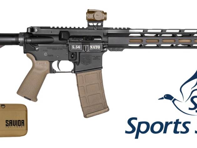 Diamondback DB175AK223 DB15  Sports South Exclusive 5.56 NATO 30+1 16" Flat Dark Earth Cerakote Threaded Barrel, Black Cerakote Aluminum Receiver w/Picatinny Rail, M-LOK Handguard, Magpul MOE Flat Dar