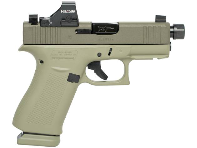 Glock UX4350204NR15ORNINO2G G43X 9mm Luger 15+1 3.41" Steel Serrated Slide Ambidextrous