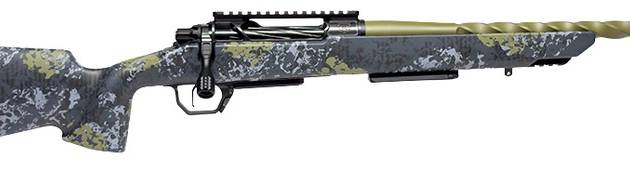Horizon Firearms HRF-VE2-308W-22R Venatic 2 308 Win 22" Sage Green Spiral Fluted Threaded Barrel, Black DLC Receiver w/Picatinny Rail, Arca Rail Forend, Artic Moss Iota EKO X Carbon Fiber Stock