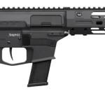 CMMG 45AEA70-AB Zeroed Banshee MkG 45 ACP 13+1 6.50" Black Nitride Threaded Barrel, Black Armor Cerakote Aluminum Receiver w/Picatinny Rail, M-LOK Handguard, Black Polymer CMMG RipBrace, CMMG Zeroed G