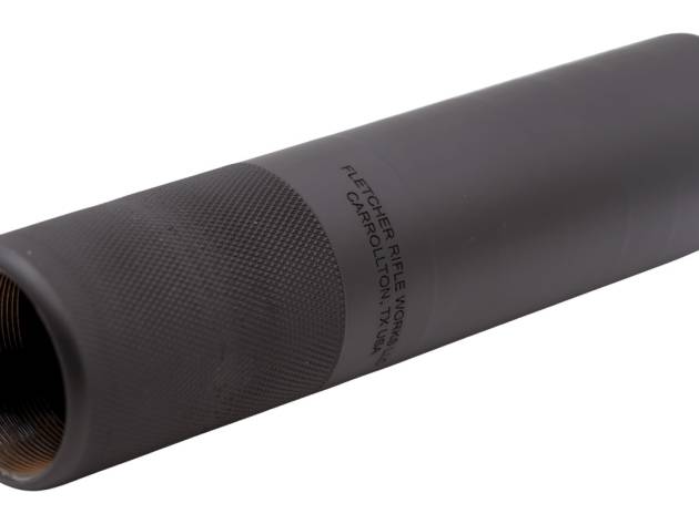 Fletcher Rifle Works PERM65TIBLK Permian 6.5mm 1.62" Black Titanium 1.375"x24