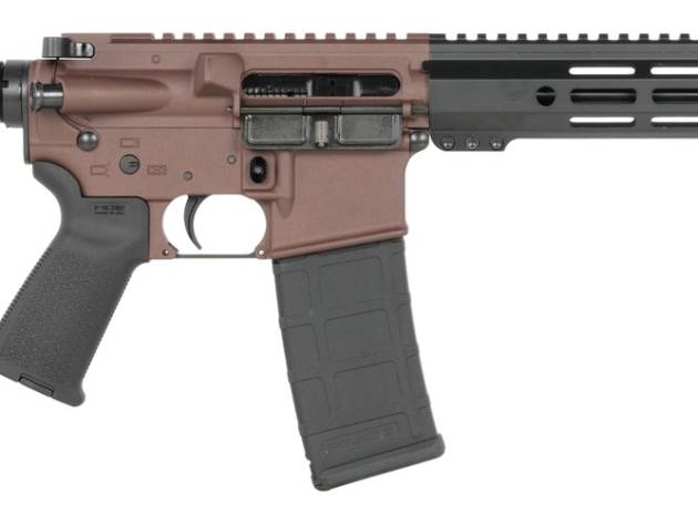 Shark Coast Tactical SCC07190HOLM-P Holmes  5.56 NATO 30+1 10.50" Black Nitride Threaded Barrel, Aluminum Receiver w/Picatinny Rail, M-LOK Handguard, Polymer SB Tactical SBA3 Brace, Polymer Grip