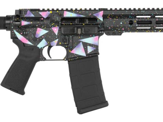 Shark Coast Tactical SCC07237MIA-P Miami  5.56 NATO 30+1 10.50" Black Nitride Threaded Barrel, Aluminum Receiver w/Picatinny Rail, M-LOK Handguard, Polymer SB Tactical SBA3 Brace, Polymer Grip