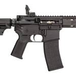 Tippmann Arms A101175 M4-22 Micro Elite SBR 22 LR 25+1 7" Black Parkerized Threaded Barrel, Matte Black Aluminum Receiver w/Picatinny Rail, M-LOK Handguard, Black Adjustable Polymer Stock, Black Gen2