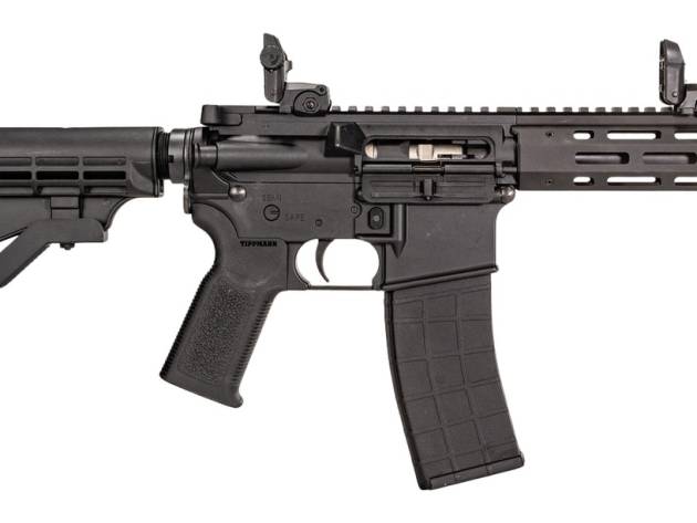 Tippmann Arms A101175 M4-22 Micro Elite SBR 22 LR 25+1 7" Black Parkerized Threaded Barrel, Matte Black Aluminum Receiver w/Picatinny Rail, M-LOK Handguard, Black Adjustable Polymer Stock, Black Gen2