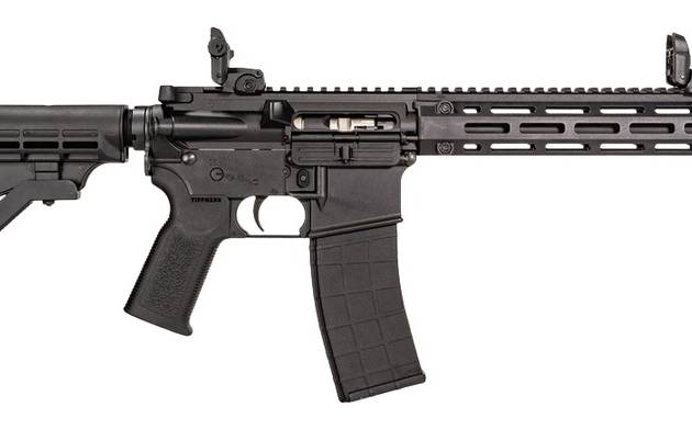 Tippmann Arms A101151 M4-22 Pro SBR 22 LR 25+1 11" Black Parkerized Threaded Barrel, Matte Black Aluminum Receiver w/Picatinny Rail, M-LOK Handguard, Black Adjustable Polymer Stock, Black Gen2 Grip