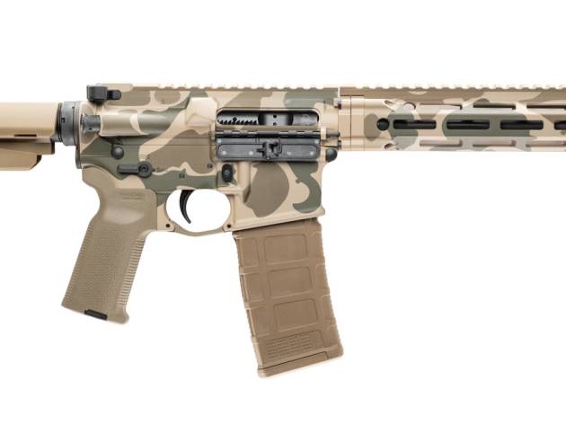 Cnc Firearms CNCDDDCV7P2 Daniel Defense V7 10.30" Barrel, Duck Camo Receiver w/Picatinny Rail. M-LOK Handguard, Polymer Stock, Ambidextrous