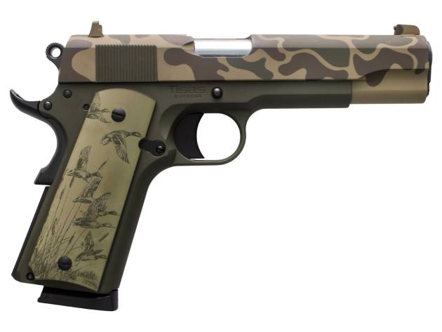 Tisas Arms 10100516AA4 1911 A1 Stakeout Sports South Exclusive 45 ACP 8+1 5" Carbon Steel Barrel & Slide, Carbon Steel Frame w/Beavertail