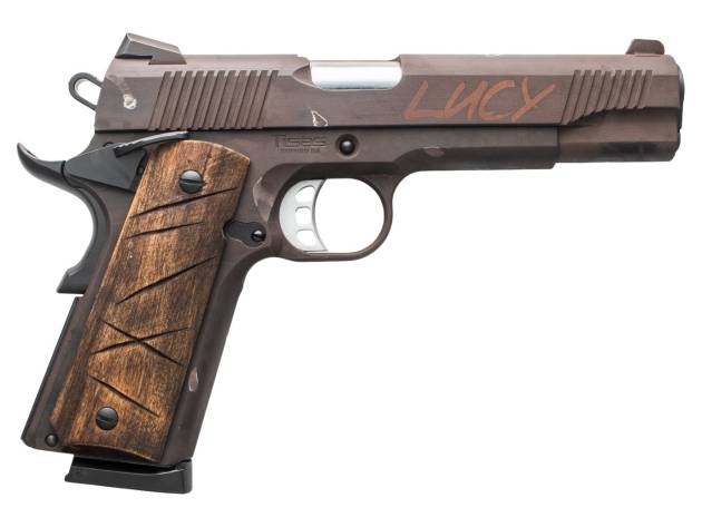 Tisas Arms 10100528AA5 1911 Duty Sports South Exclusive 45 ACP 8+1 5" Stainless Steel Slide & Frame w/Picatinny Rail